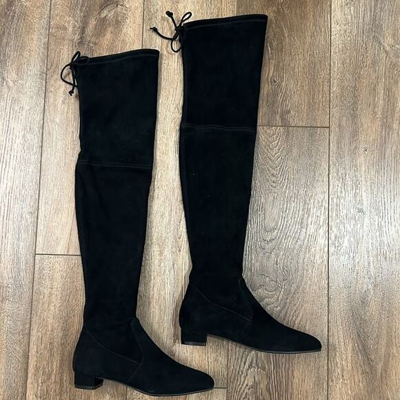 Stuart Weitzman Genna 25 Over The Knee Suede Boots Size 5 Made In Spain - Picture 2 of 12